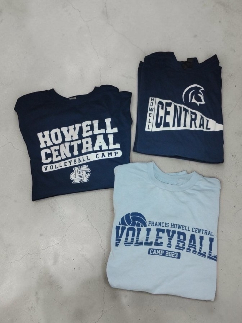 Francis Howell Central High School Volleyball Camp Tees Lot of 3 Size M